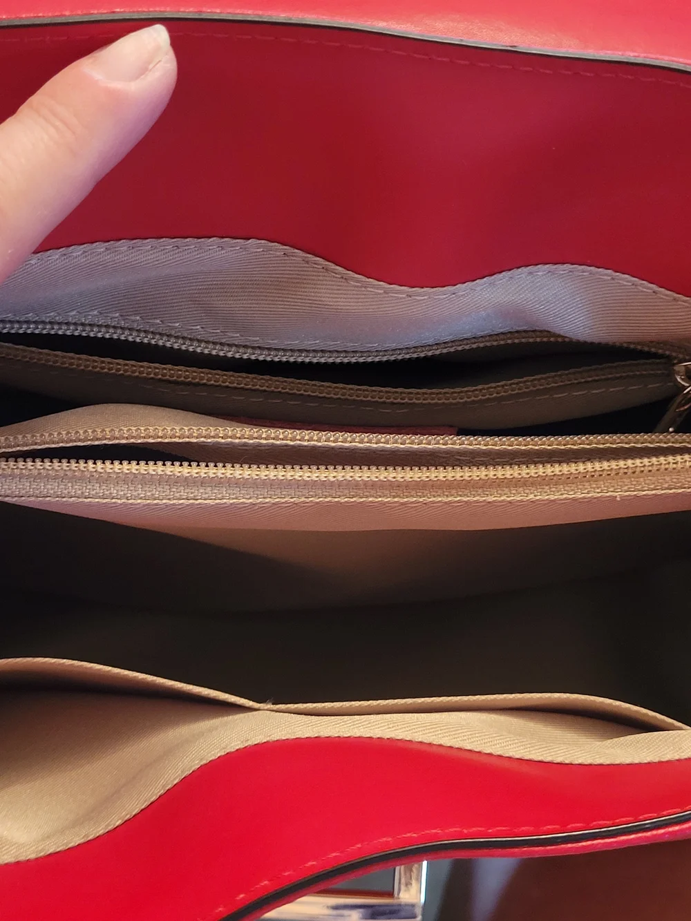 Structured Italian Leather Top-Handle Satchel in Bright Red